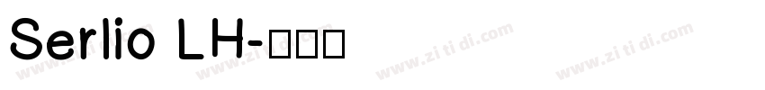 Serlio LH字体转换